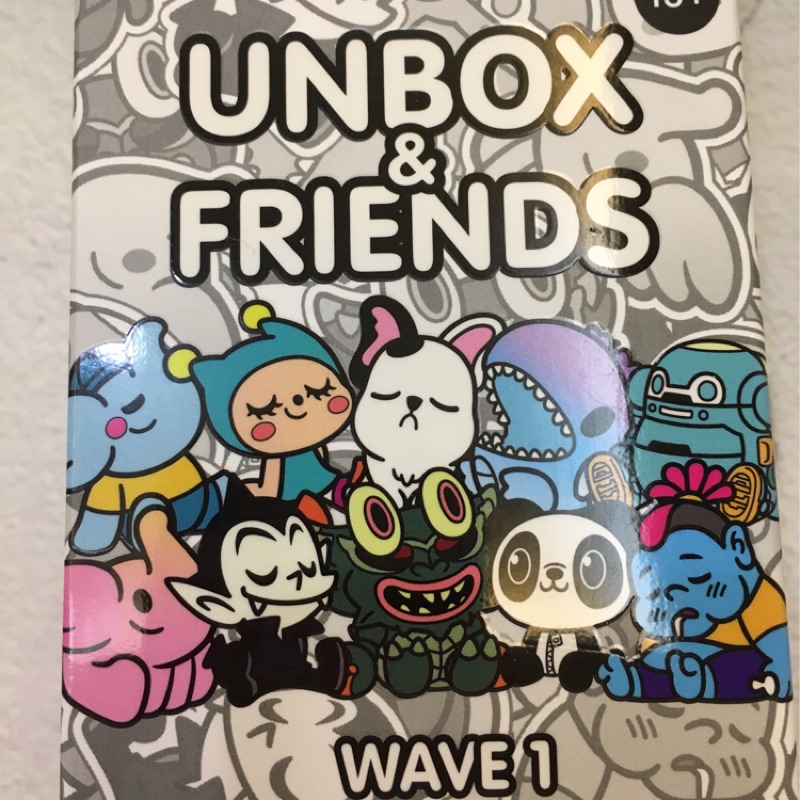 UNBOX &amp; FRIENDS 盒抽 單售 elfie 精靈 Dino Chunk Wego 熊貓 吸血鬼