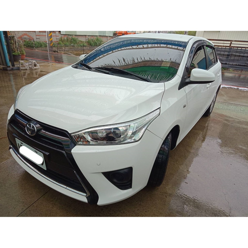 Fb搜尋桃園阿承 豐田超人氣yaris 2016年1 5 白色二手車中古車 蝦皮購物