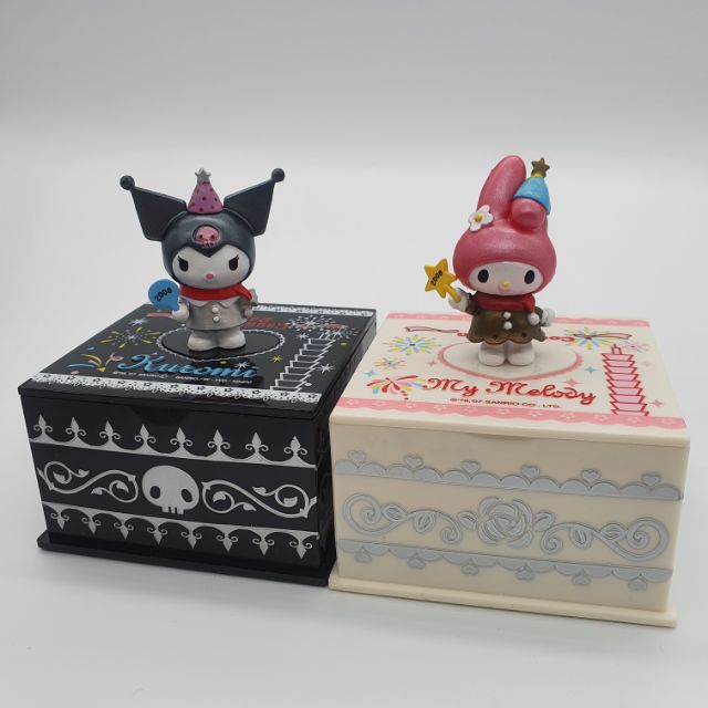 美樂蒂 my melody 和 Kuromi 飾品盒 兩件一套