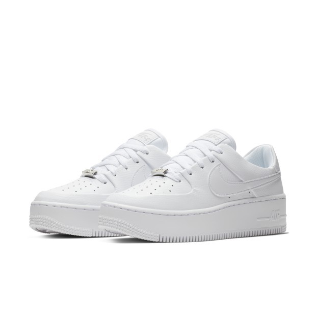nike air force sage 1 low white