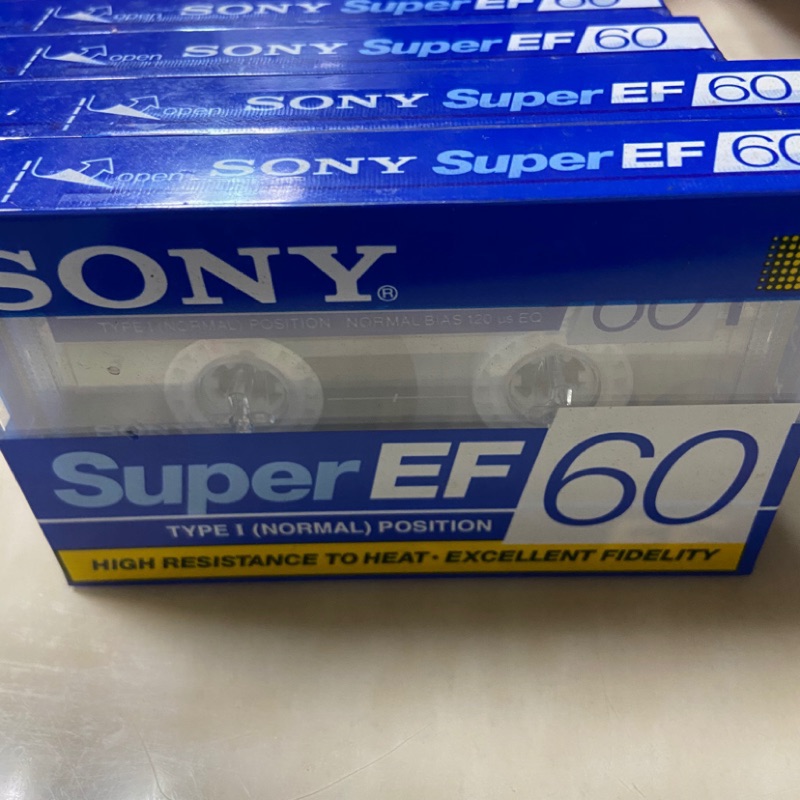 Sony Super EF60 錄音卡帶 /全新未拆封