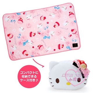 ♥小花花日本精品♥HelloKitty Pierre Hermé 頭型抱枕毛毯 車用毯 辦公室毯~22519306