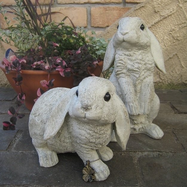 《齊洛瓦鄉村風雜貨》日本zakka雜貨 兔子擺飾 兔兔裝飾 小白兔擺飾 居家裝飾 園藝裝飾 店家佈置