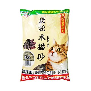 ★Petshop寵物網★日本IRIS-木炭松木貓砂5L