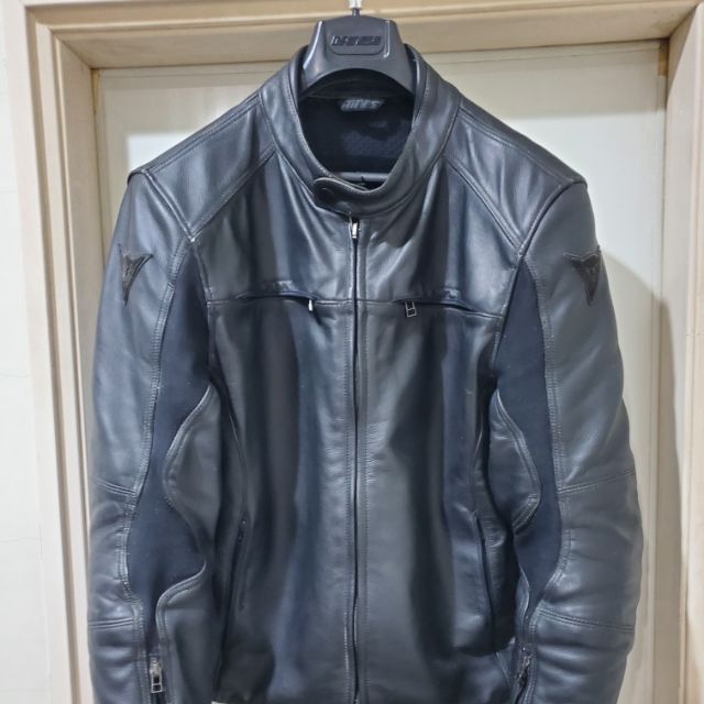 （二手）Dainese Razon Pelle Leather Jacket 復古 休閒 重機 皮衣 50號