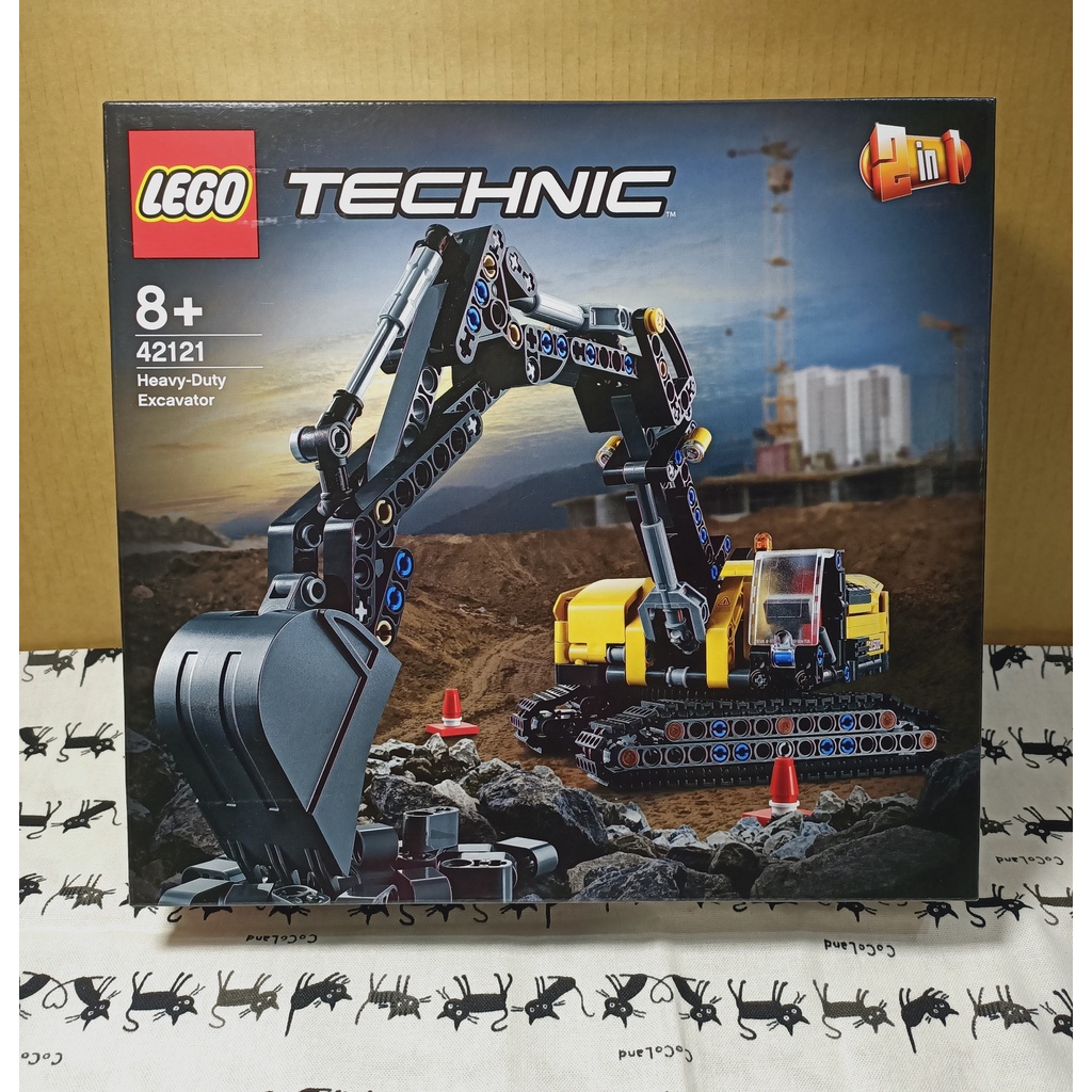 ❤現貨-全新品❤ Lego 樂高 2合1重型挖土機 履帶拖拉機 42121  積木 玩具 科技系列 好市多 Costco