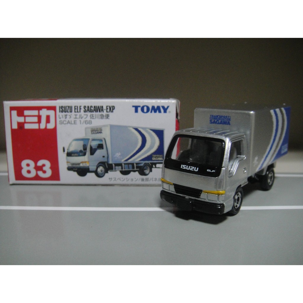 TOMICA 83 ISUZU ELF SAGAWA EXP 佐川急便 藍標