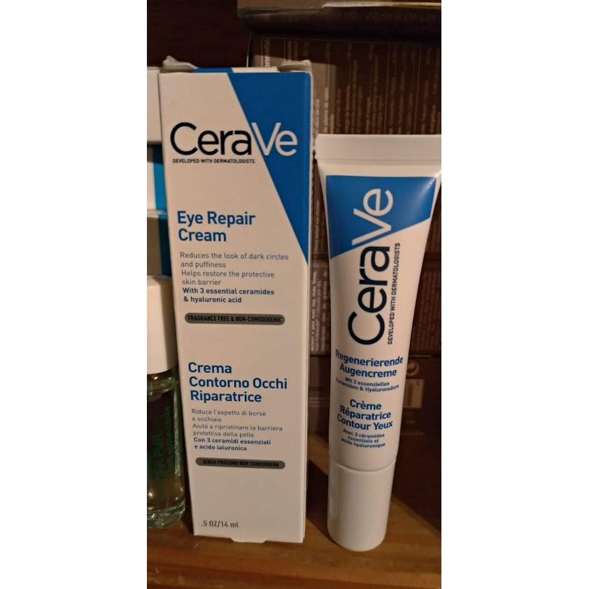CeraVe適樂膚保溼修護眼霜14ML現貨巴黎來