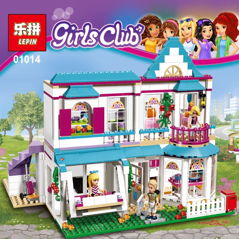 樂拼01014 女孩好朋友friends 斯蒂芬妮的房子別墅房屋相容樂高積木Lego 