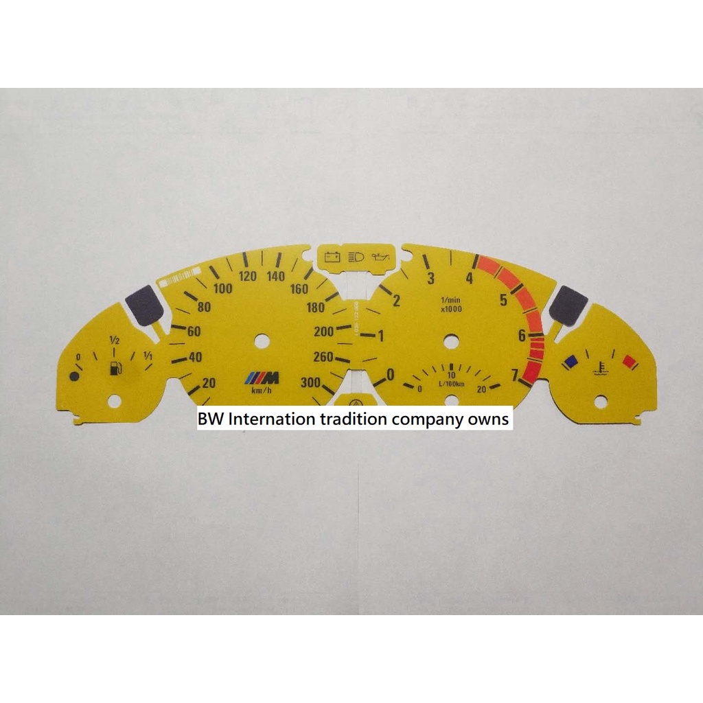 BMW E46 儀表改M3改裝面板 錶底300 時速正常位置 330 320 318 328 雙門 四門 Ci