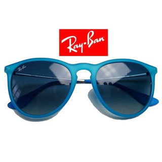 RAY BAN 太陽眼鏡 雷朋 4171 ERIKA 透明藍色 膠框 金屬鏡架【以靡 現貨正品】