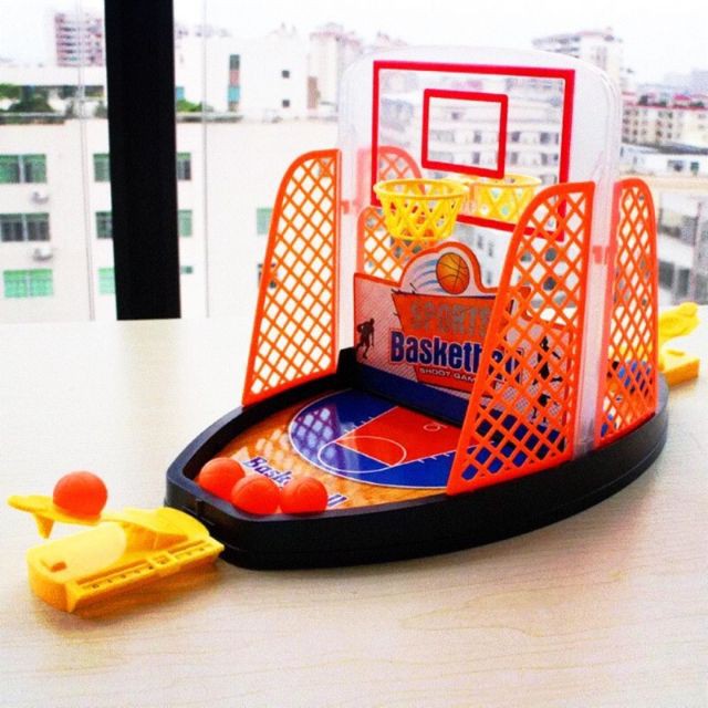 《Tomo屋》迷你 雙人籃球機 籃球台 雙人籃球對戰 投籃機 多人桌遊 趣味玩具 對戰遊戲 團康玩具