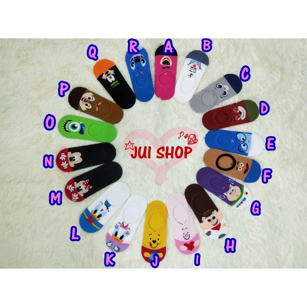 韓國🇰🇷襪子🧦 迪士尼隱形襪 史迪奇 小豬 熊抱哥 巴斯 高飛 米奇 米妮 維尼 唐老鴨 大眼仔 胡迪 蛋頭先生 憂憂