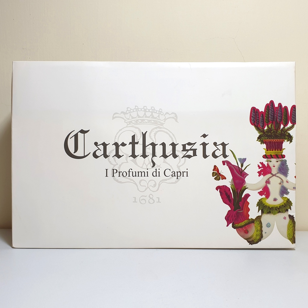 義大利 Carthusia 卡布里島 香水 紙袋 禮物袋 名牌紙袋 精品紙袋 ♥ 正品 ♥ 現貨 ♥彡