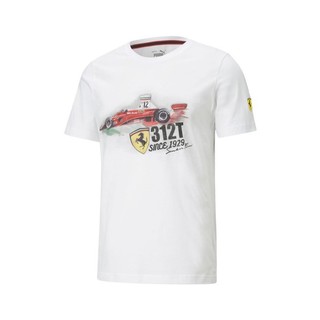 @SIX@PUMA 法拉利車迷系列 VINTAGE 短袖T恤 男 白彩 599837-55