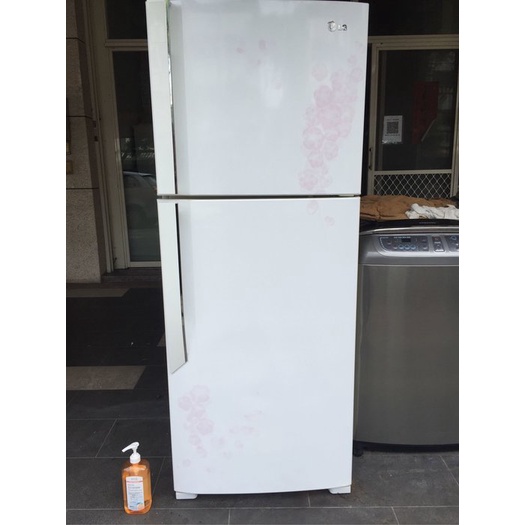 [二手洗衣機.冰箱.台中市最低價.品項最漂亮]LG [432公升] 雙門 環保冰箱