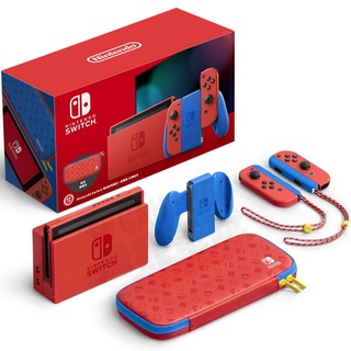 【二手主機】任天堂 SWITCH NS 主機 亮麗紅 亮麗藍 特別版 限量版 限定版 電池持續時間加長 加強版 臺中
