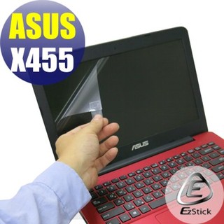 【EZstick】ASUS X455 X455LF X455LD 系列 靜電式筆電LCD液晶螢幕貼 (高清霧面)