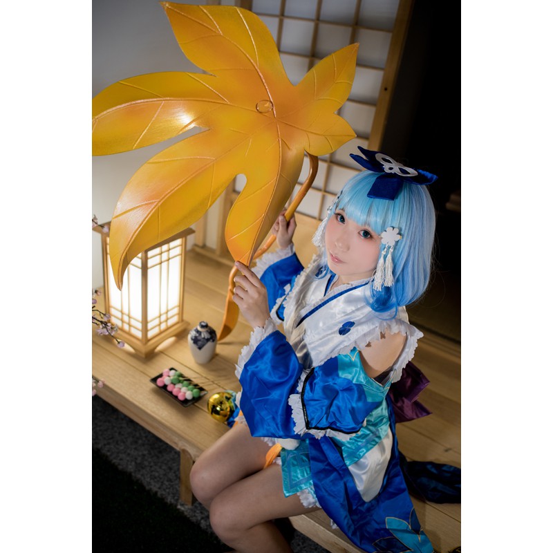 Cosplay服裝二手現貨出售出租 陰陽師 螢草丹楓秋意 和服 蝦皮購物