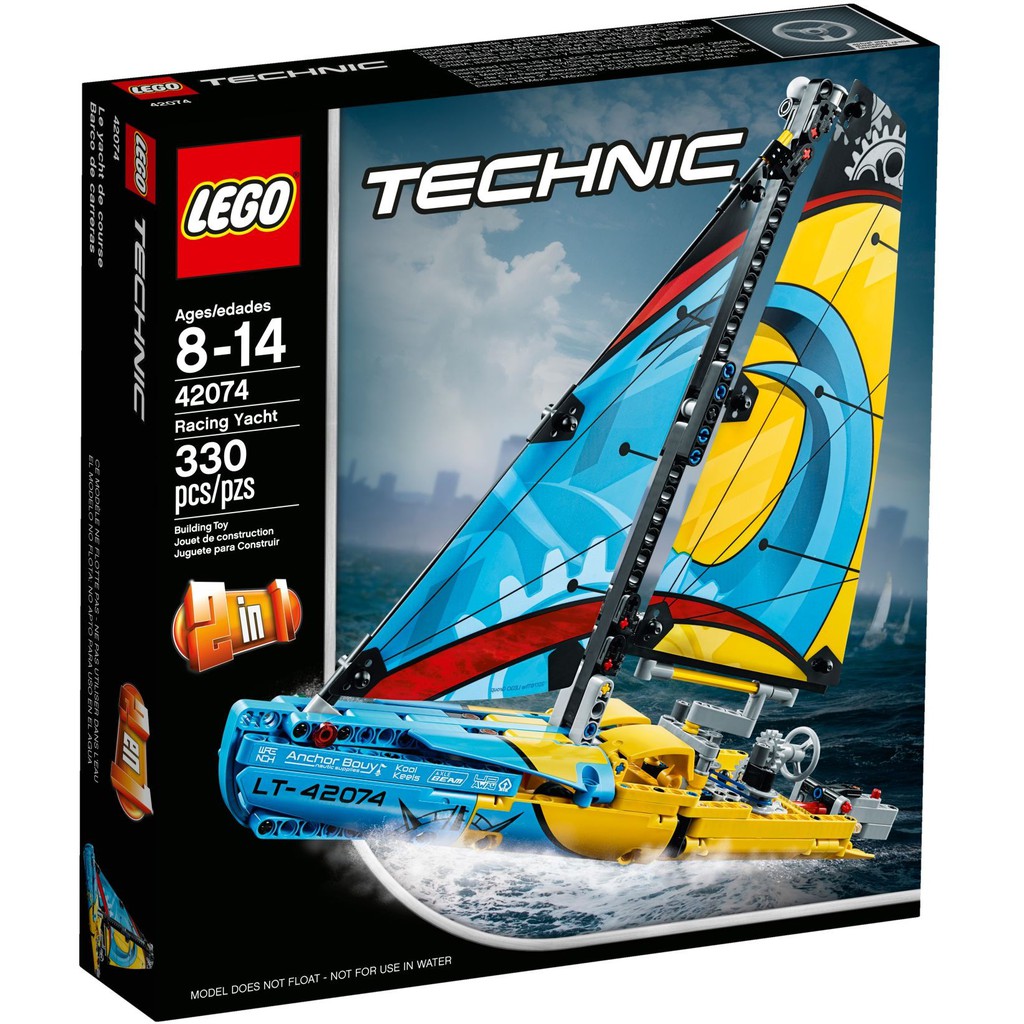 【樂GO】 LEGO 樂高 42074 賽艇帆船 絕版 TECHNIC 科技系列 科技 帆船 絕版盒組 樂高正版全新