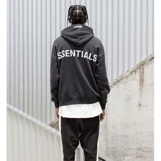 FOG 反光帽T Fear Of God Essentials Pullover 帽踢 衛衣
