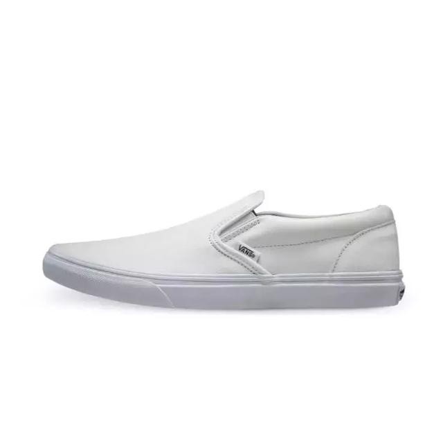 Vans Classic Slip On White 白 皮革 懶人鞋 滑板鞋 現貨US9 (27cm)