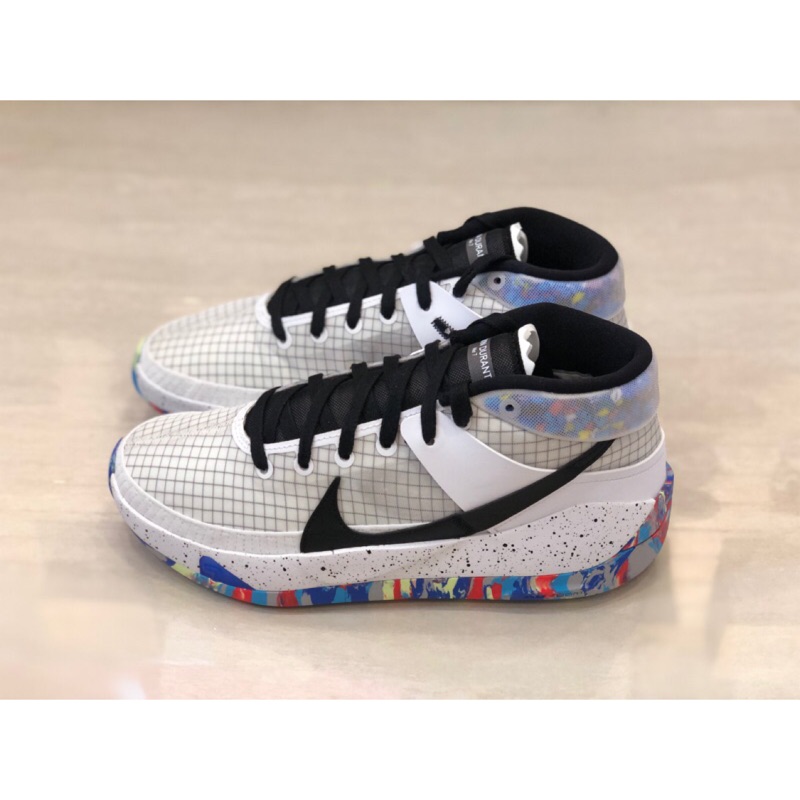 【Fashion SPLY】Nike KD 13 Home Team 白黑 彩色 籃球鞋 杜蘭特 CI9949-900