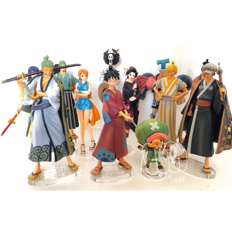 ✊KO✊ DXF 草帽海賊團 海賊王 和之國 魯夫 娜美 索隆 香吉士 喬巴 羅賓 公仔底座 透明壓克力底座 魔術省空間