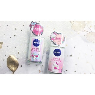 *COIN BABY*全新NIVEA 妮維雅 止汗爽身乳液Hello Kitty 極致美白精華止汗爽身乳液 40ml