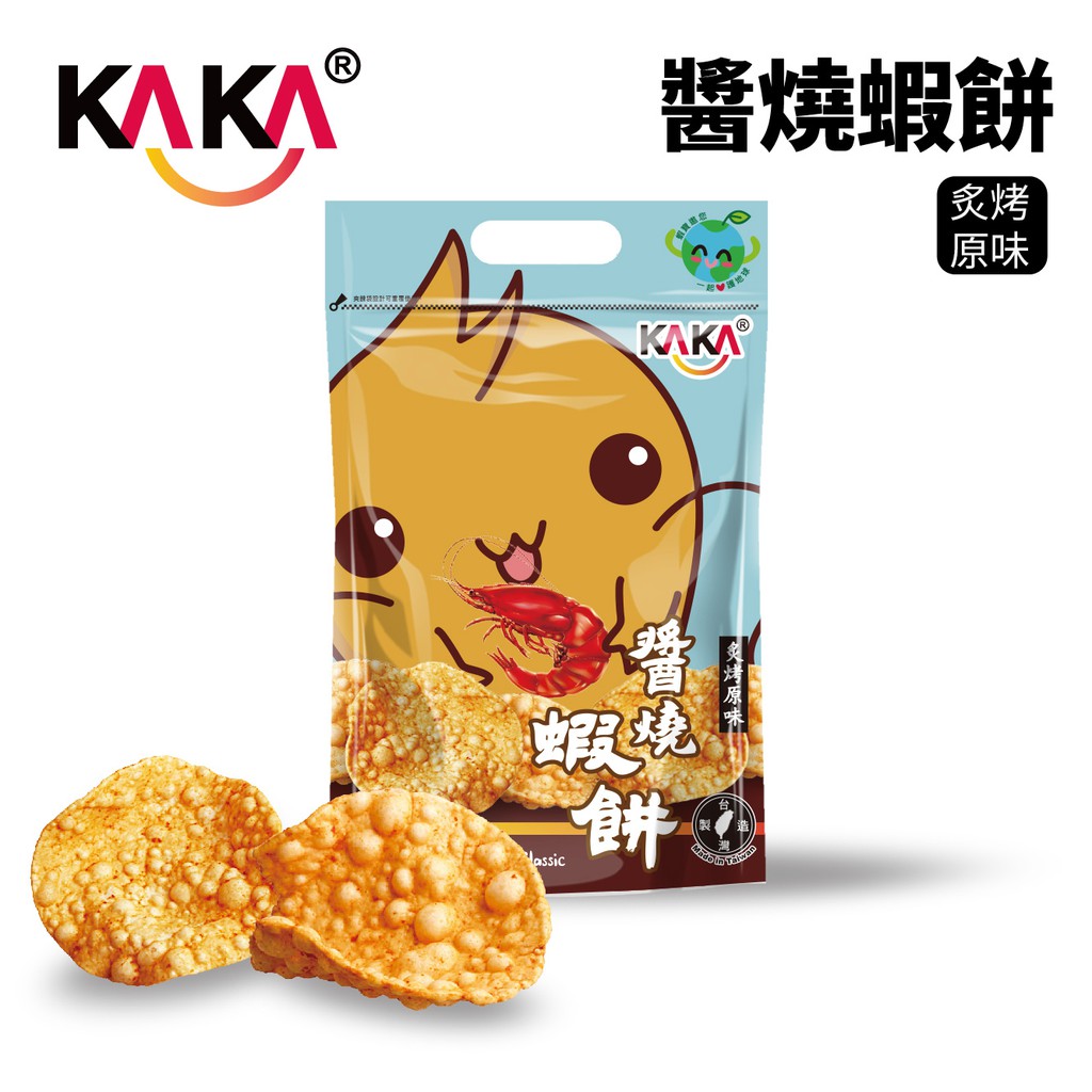 KAKA 醬燒蝦餅 80g 炙烤原味