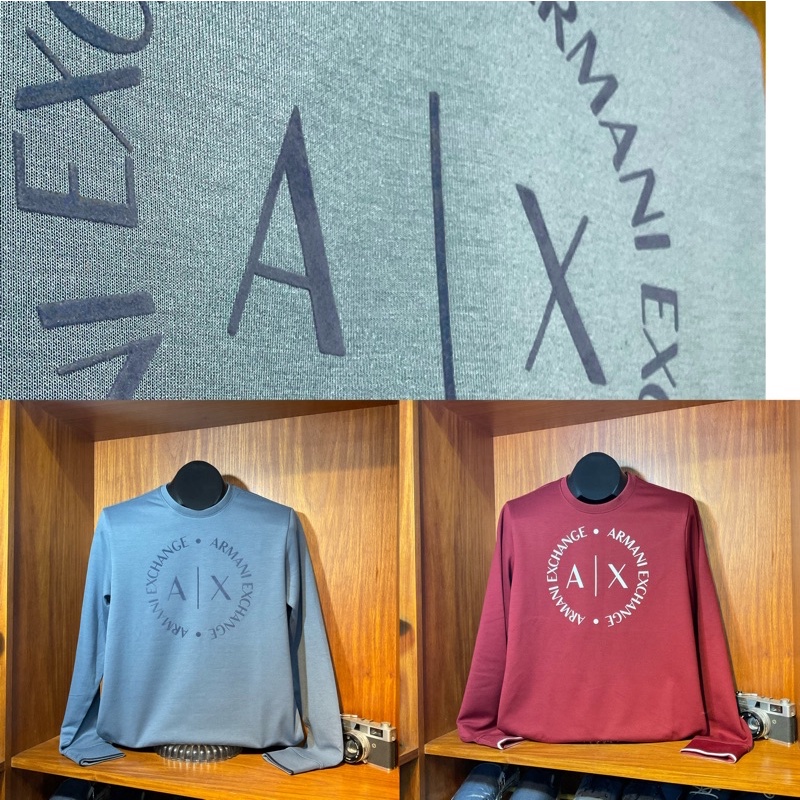 AX 阿曼尼 大學T [戰牛精品]  AX大學T  Armani 歐美公司發行 名牌精品 阿曼尼衣服 AX衣服 男裝服飾