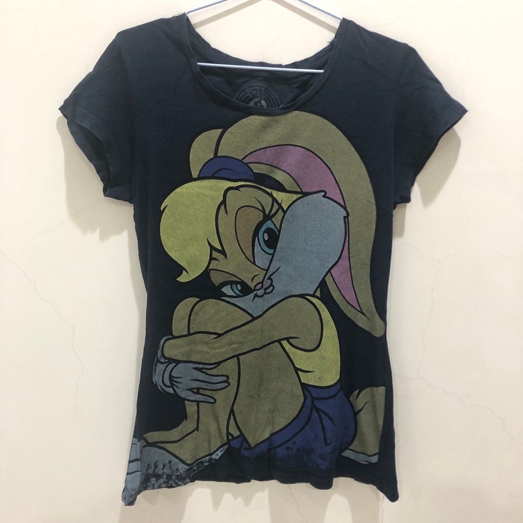 （客訂保留）韓國製 正韓 looney tunes 短袖 上衣 長版 衣服 短袖T T-SHIRT 卡通 (I)