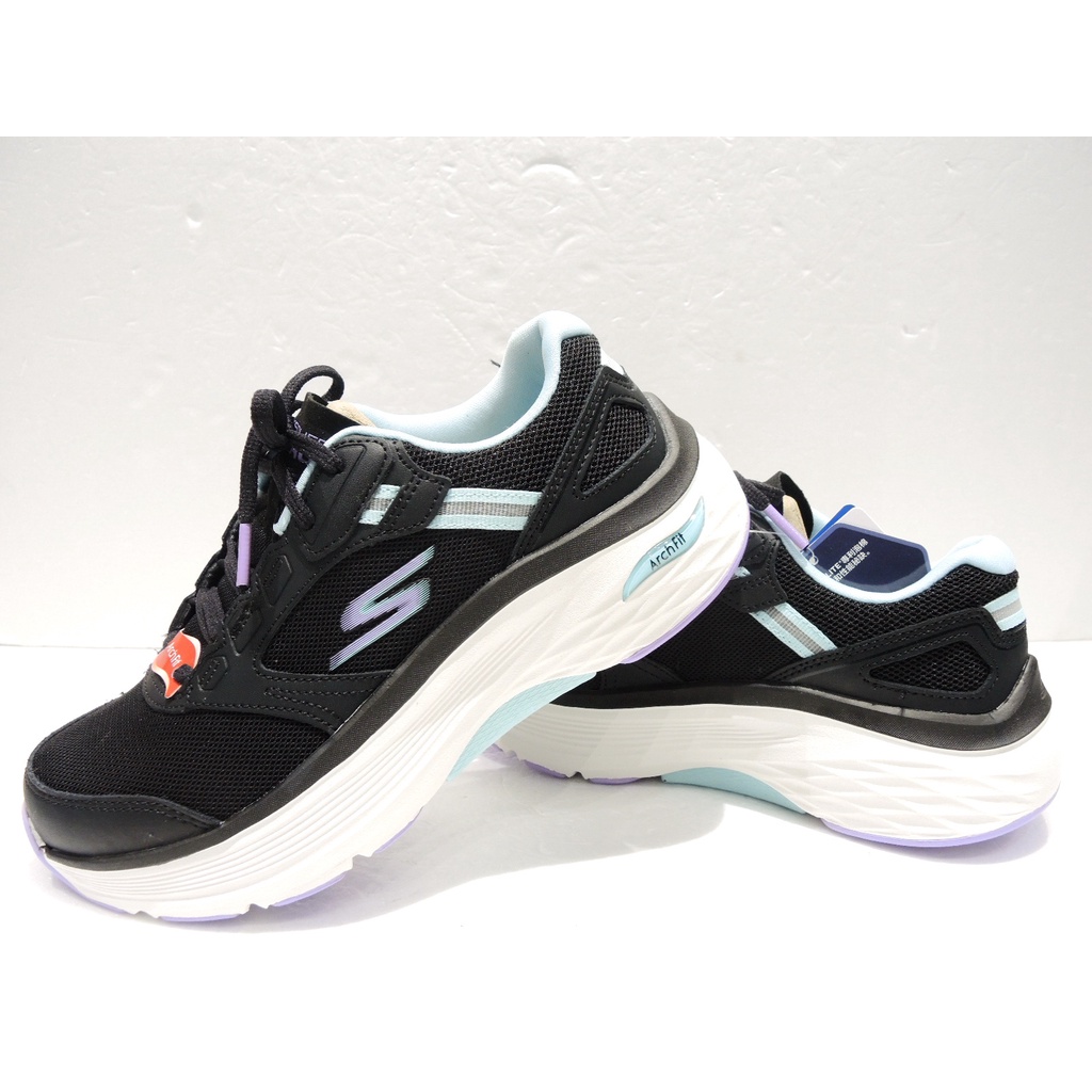 ~零碼出清~SKECHERS(女)慢跑系列 GORUN MAX ARCH FIT 慢跑鞋 路跑鞋 (128301BKAQ