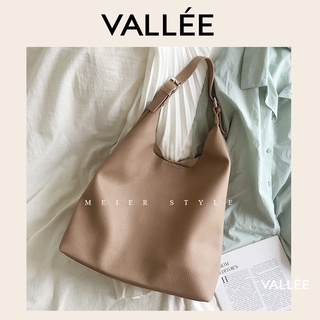 【VALLEE】✨現貨女包✨新款質感手提包包韓國ins肩背包時尚軟皮側背包托特包休閒購物包百搭斜背包大容量水桶包女包