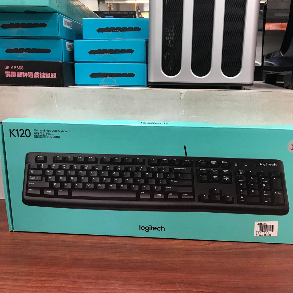 【軟體天地】logitech K120 / 羅技 有線鍵盤 / 全新