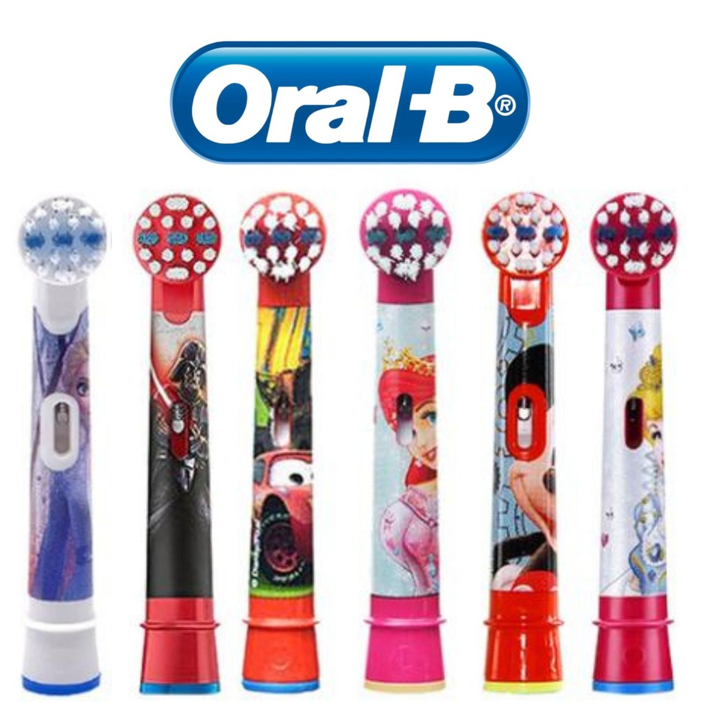 Oral-B 歐樂B 兒童 電動牙刷 刷頭 適用 D100 D12 蜘蛛人 冰雪 汽車 公主 星戰（散、盒裝)