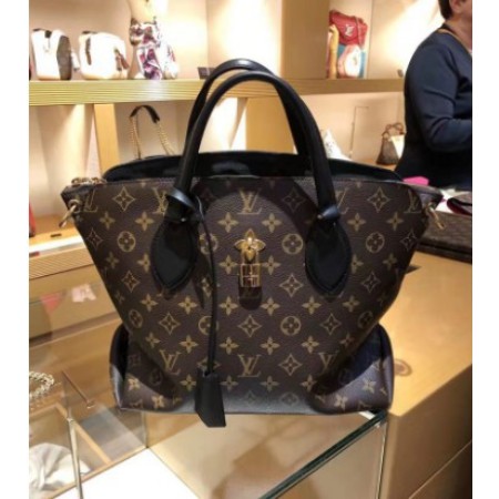 flower zipped tote