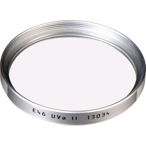 Leica 13034 E46 UVa II 保護鏡 銀 全新公司貨【日光徠卡】