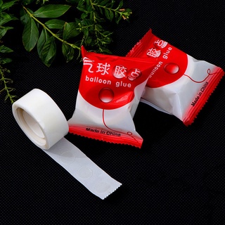 氣球點膠 臺灣熱賣現貨 生日佈置膠點 貼紙雙面貼 一捲約100個絕對夠黏 慶生活動舞會佈置 網紅婚禮情人節聖誕節