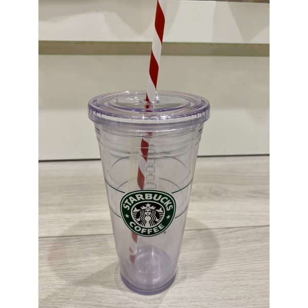 絕版 星巴克 LOGO 隨行杯☕️20oz/591ml 塑膠杯 冷水杯 Starbucks 聖誕 杯子 杯 冷飲杯