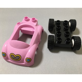 樂高 得寶 零件 粉紅色 車｜LEGO duplo Pink Car