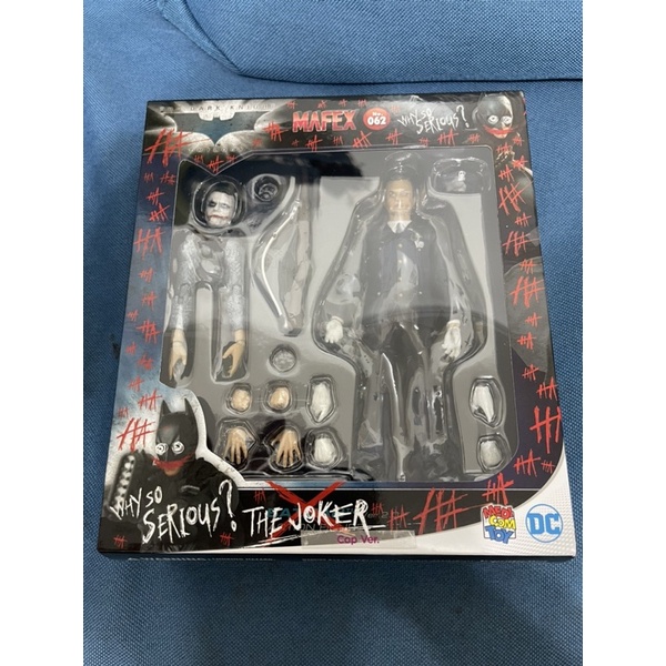 freeman玩具 全新日本空運來台日版 MAFEX NO.062 蝙蝠俠:黑暗騎士 JOKER 小丑警察版絕版