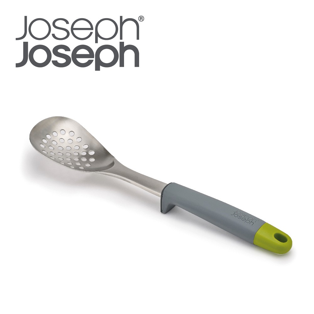 英國Joseph Joseph 不沾桌不鏽鋼過濾匙(灰綠)