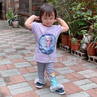 JB雙子星小舖 ★ 夏秋款 小NG商品出清 下襬拼接紗紗內搭褲 薄長褲 女童長褲 小童5號-大童17號 童裝