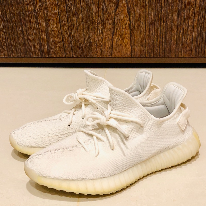 Yeezy 350 v2 boost triple white 全白 椰子 肯爺 九成新 公司貨 二手