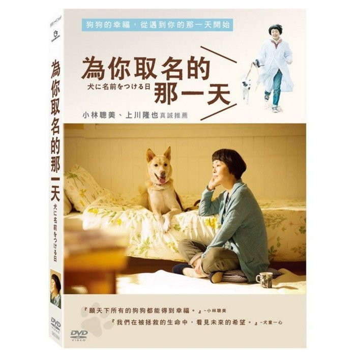台聖出品 紀錄片 為你取名的那一天dvd 小林聰美 上川隆也主演 全新正版 蝦皮購物