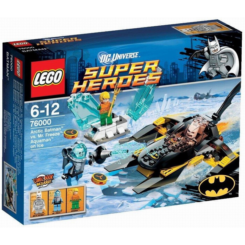 [全新盒裝未拆-天天出貨] Lego 76000 樂高 Super Heros 超級英雄 白蝙蝠俠vs.急凍人