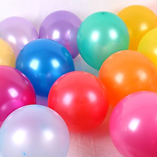 【現貨】加厚珠光氣球 生日佈置 生日繽紛氣球 繽紛求婚 表白