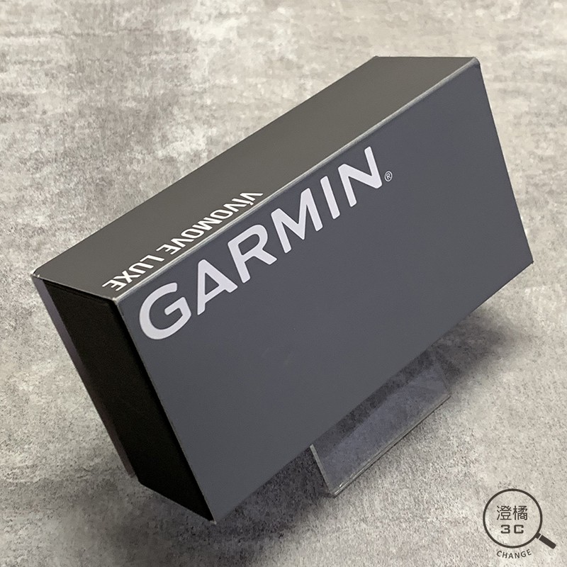 『澄橘』GARMIN vivomove Luxe 42mm 指針智慧腕錶 金 皮革款錶帶 金《二手 中古》A53103