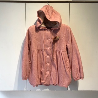 【米倉】(私訊價549)二手百貨專櫃童裝NET Kids女童連帽鋪棉外套兒童棉質外套內刷毛棉衣厚外套保暖加厚加絨似羽絨衣